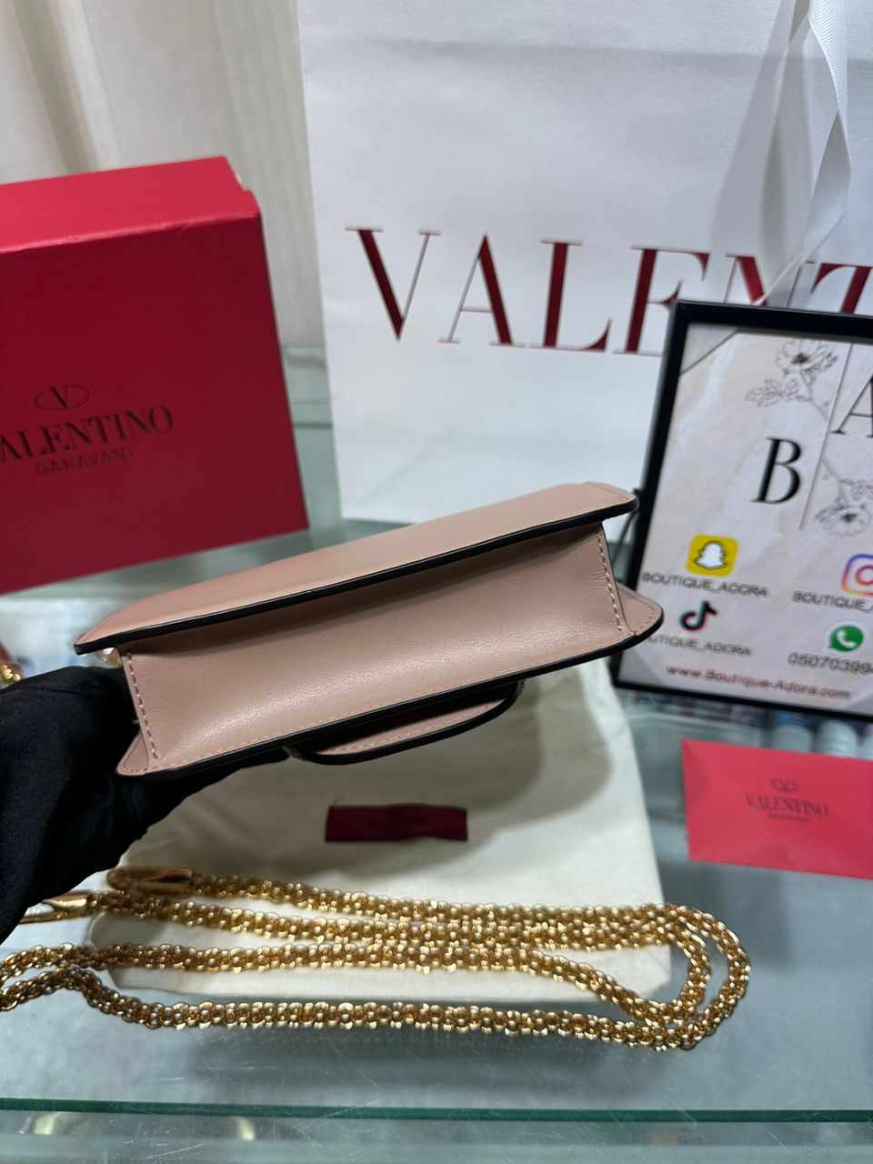 Valentino rhinestone loco bag