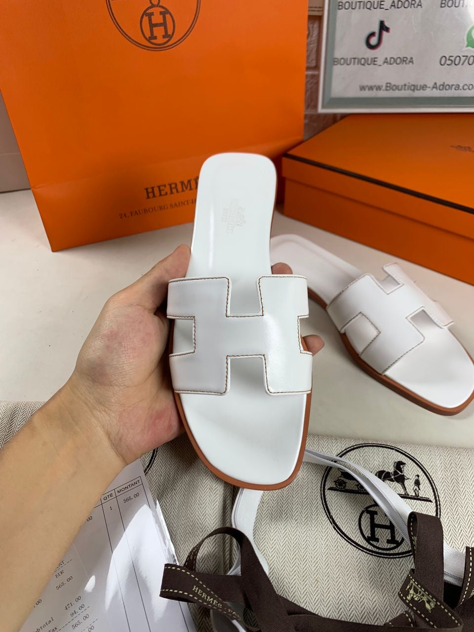 Hermes Oran sandal