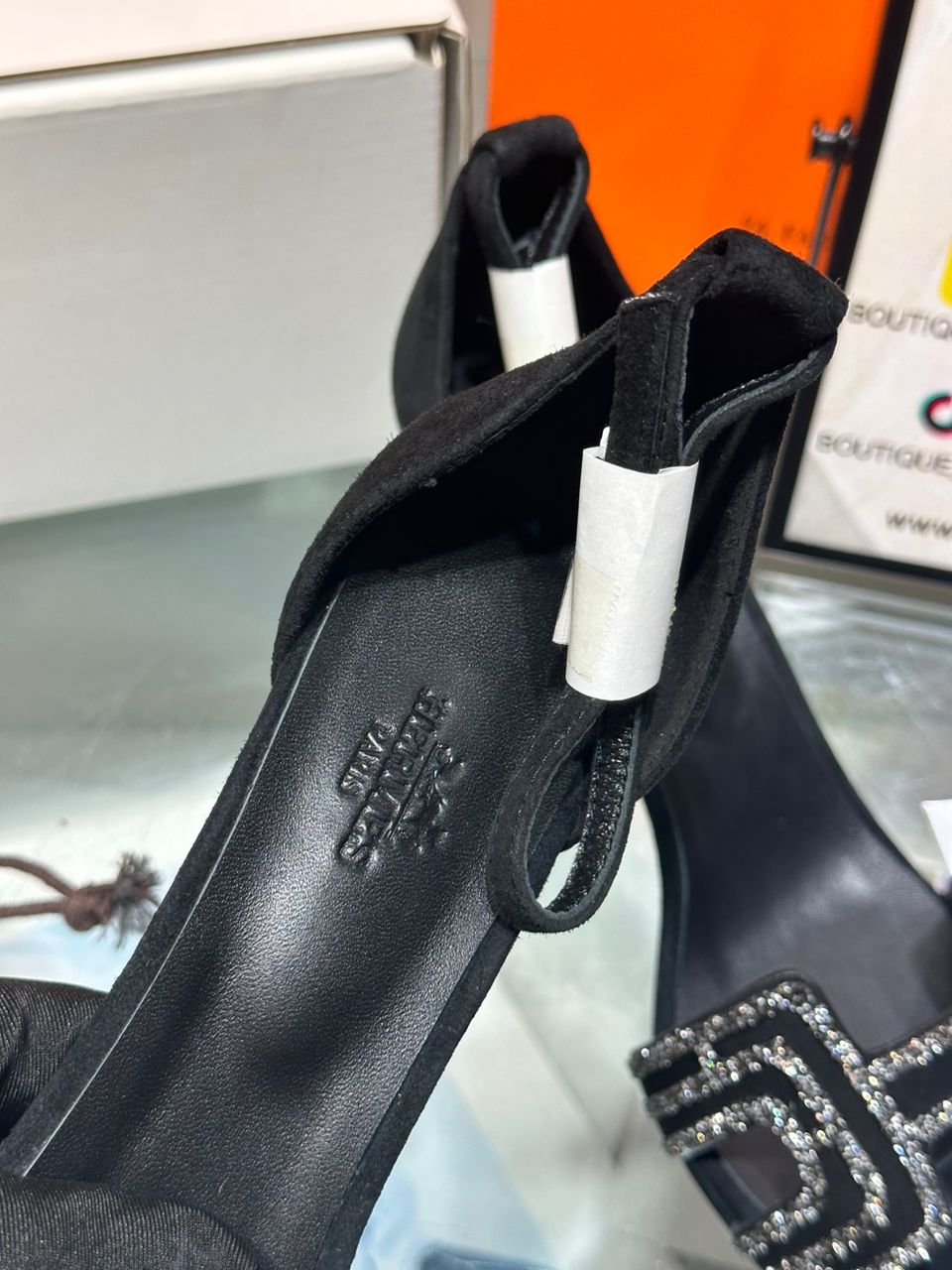 Hermes Premiere 70 sandal