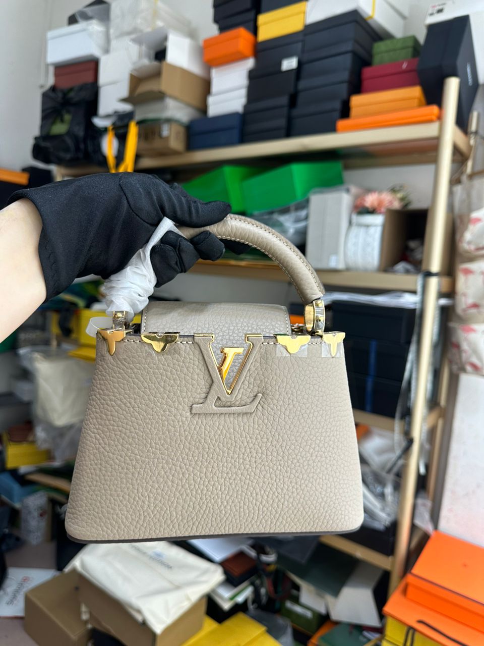 Lv CAPUCINES mini bag