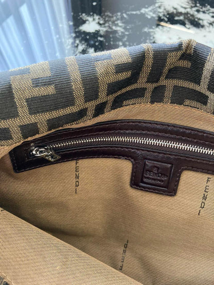 FENDI Zucca Mamma Baguette Canvas