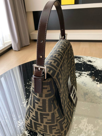 FENDI Zucca Mamma Baguette Canvas