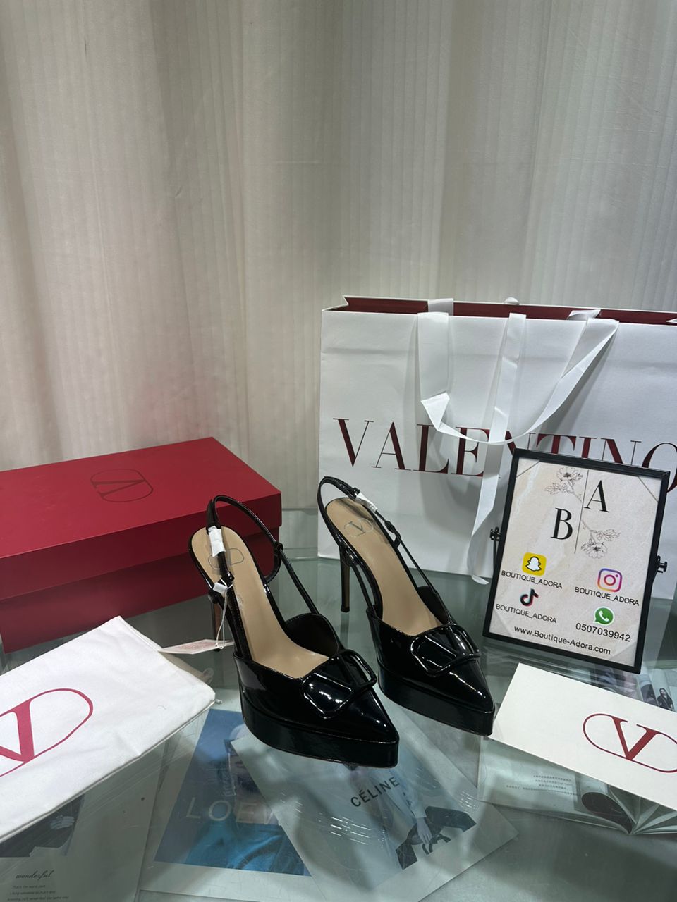 Valentino slingback pumps