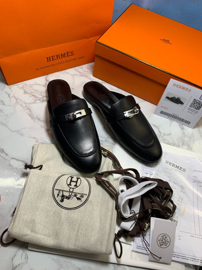 Hermes Nude Mules