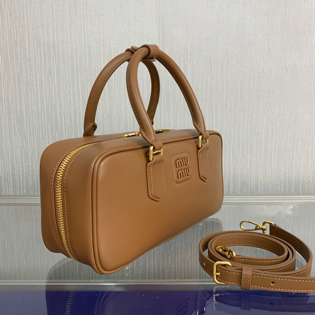 Arcadie Leather Brown Bag