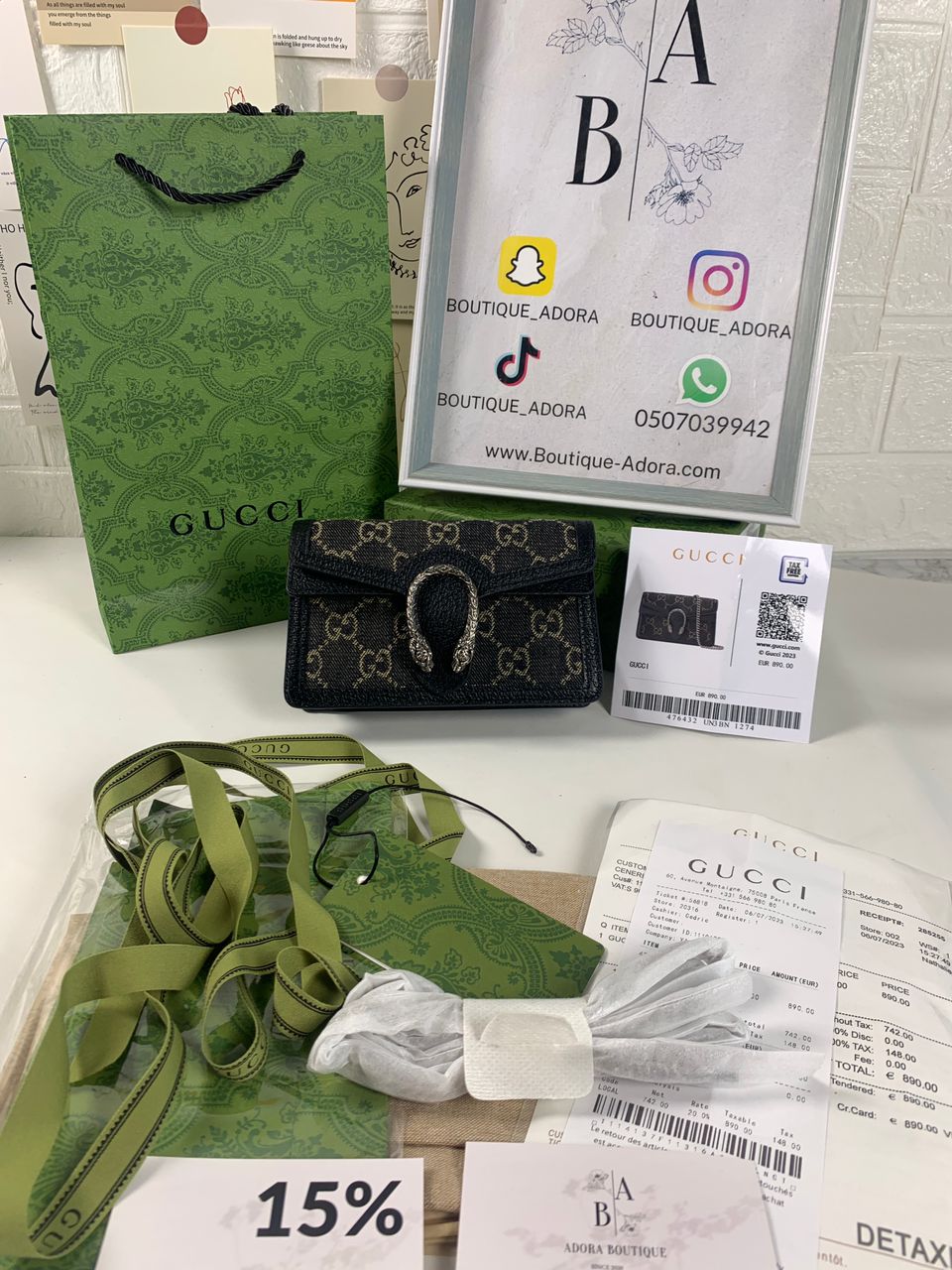 Gucci Dionysus GG super mini bag