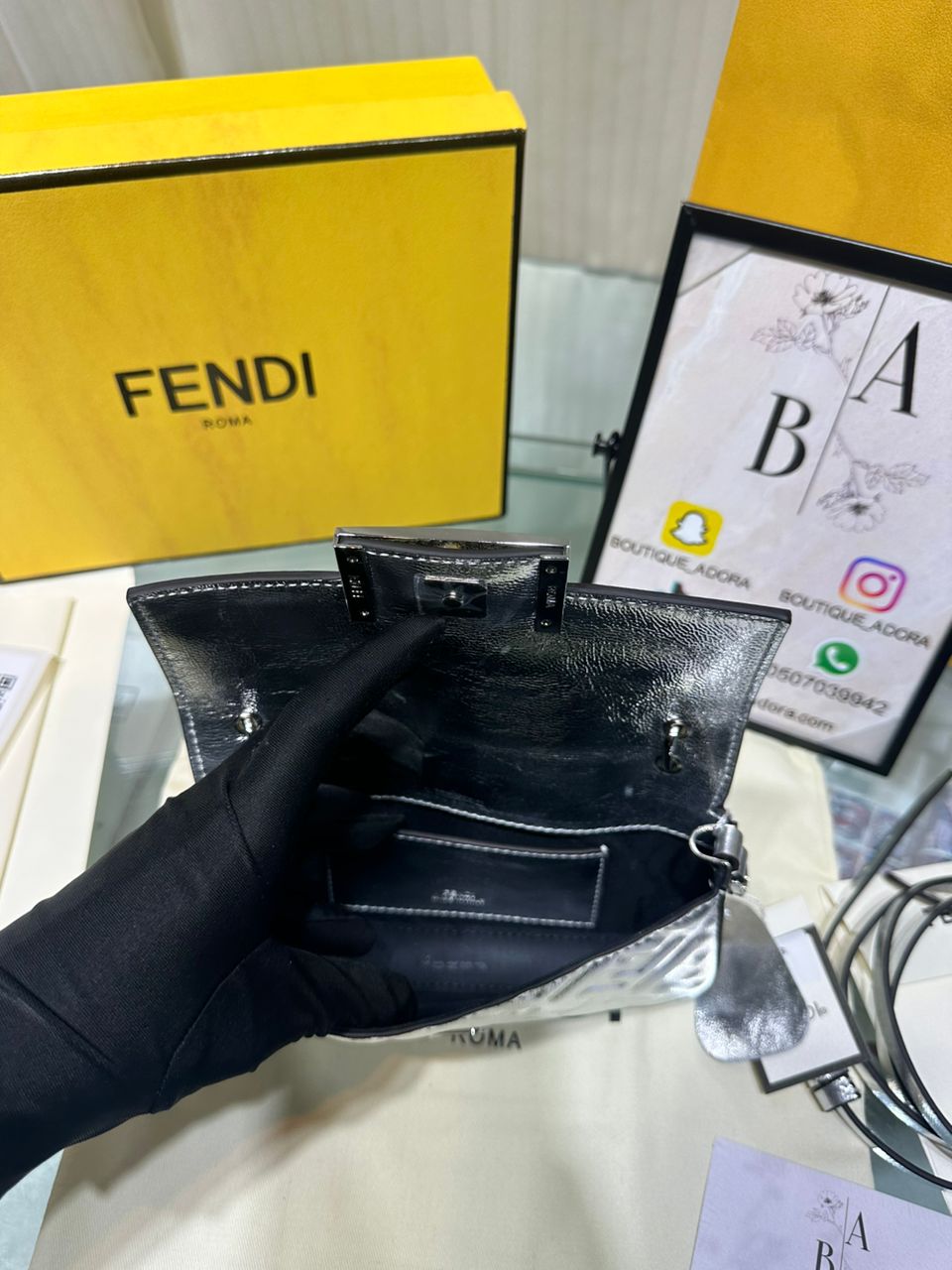 Fendi baguette mini bag