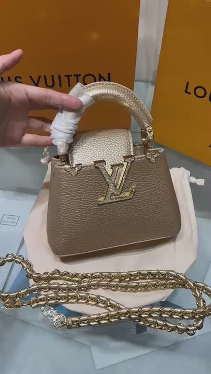 Lv CAPUCINES mini bag